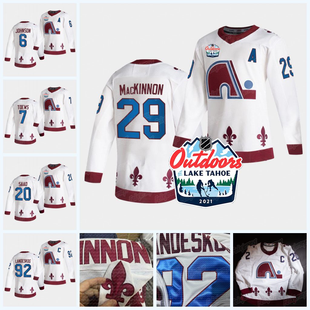 Ian Cole in a Colorado Avalanche retro jersey concept based on the