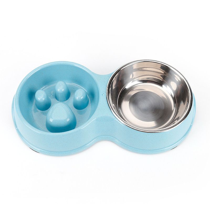 Benepaw Eco Friendly Slow Feeder Double Petbarn Dog Bowls For Dogs Cats