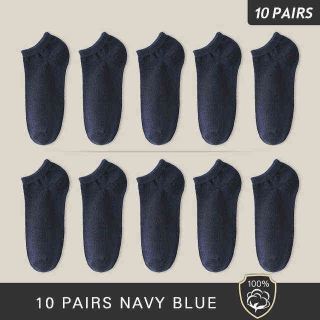 10 paar marineblauw