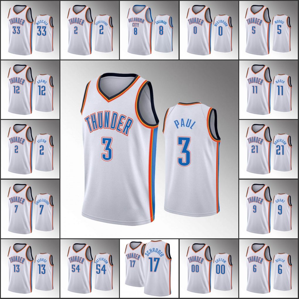 camisa oklahoma city thunder