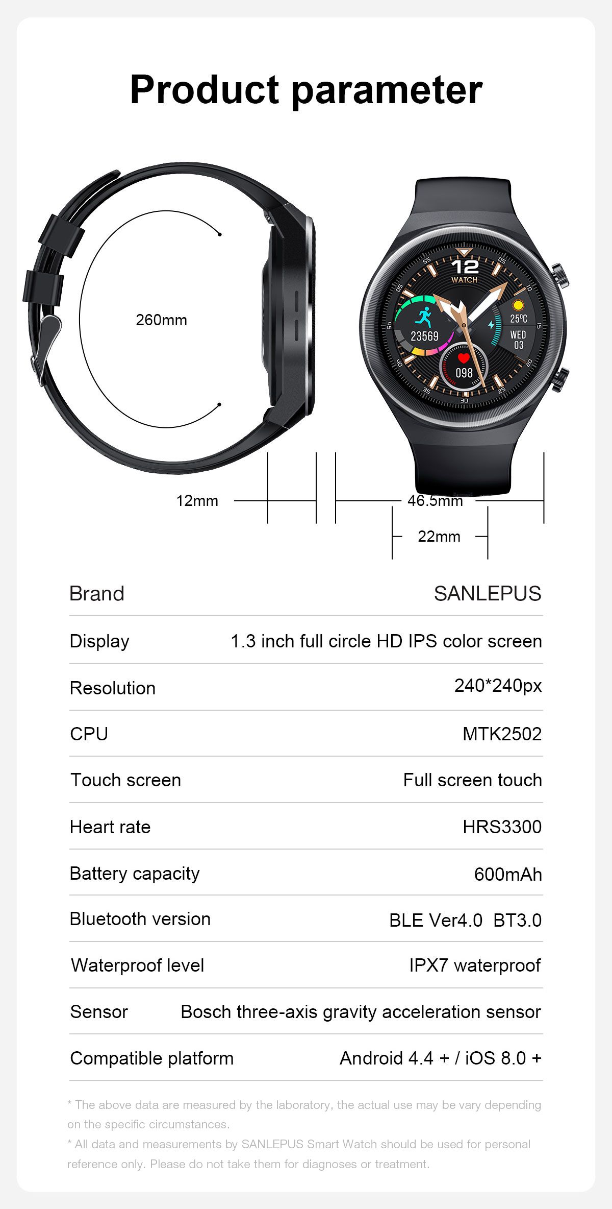 2020 SANLEPUS QS8 NEW Smart Watch With Bluetooth Calls Men Women Waterproof  Smartwatch Fitness Bracelet For Android Huawei Apple From Zxh20210201,  $89.11 | DHgate.Com