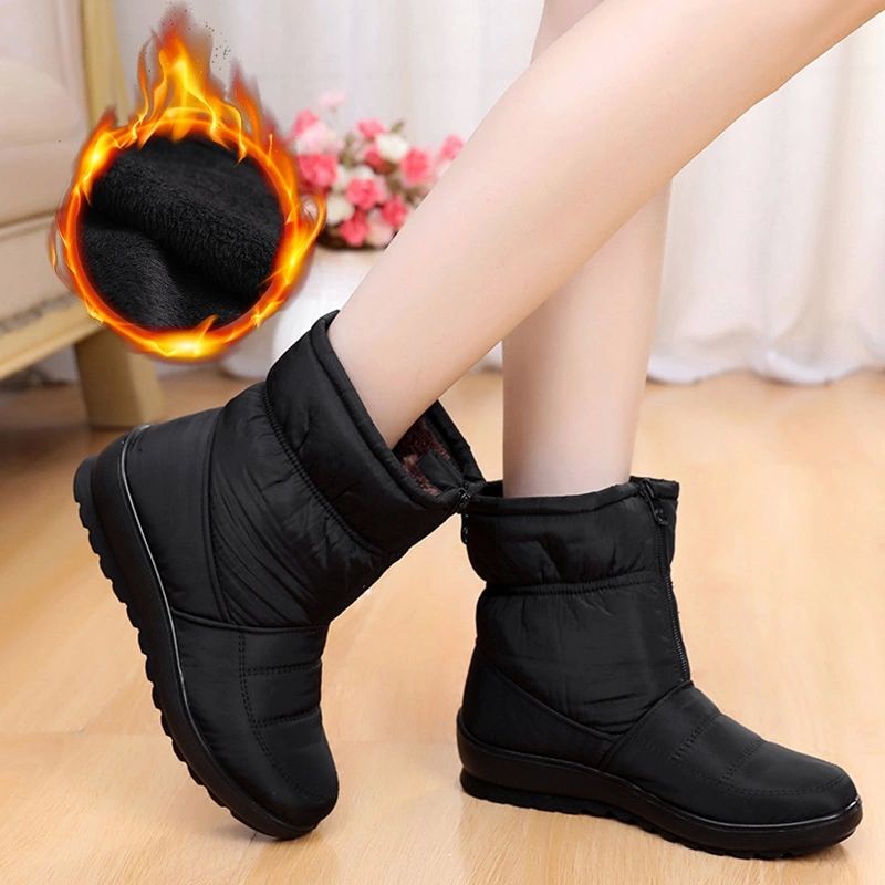 De Beste Kwaliteit 2020 Waterdichte Snowboots Vrouwen Winter Schoenen Warm  Pluche Mode Vrouwen Laarzen Enkel Booties Dames Schoenen Wedge Hak 3 Cm  KT003 # 2W1V Tegen Een Goedkope Prijs, Online Laarzen |DHgate