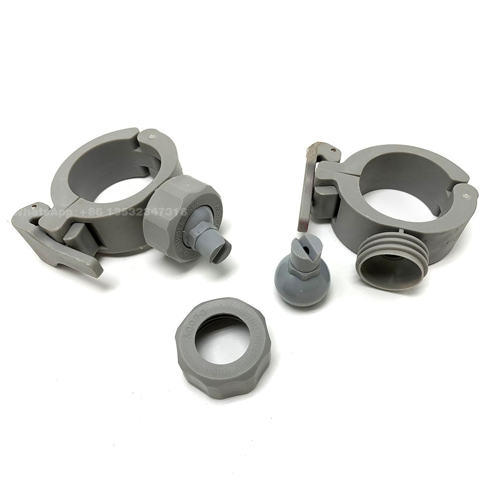 2021 YS Pipe Clip Nozzle, Plastic Clip On Pipe Clamps Spray Nozzle