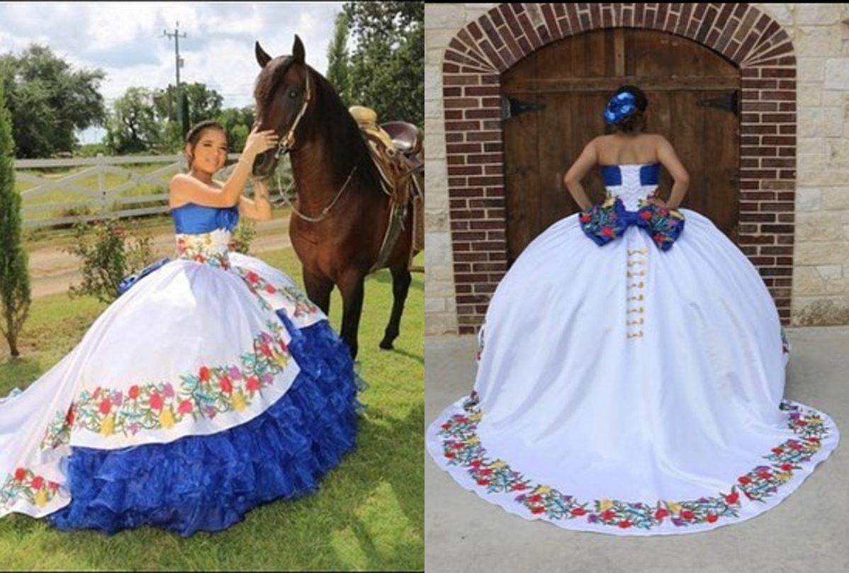 2022 Elegant White Royal Blue 