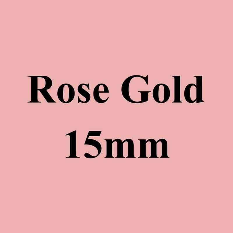 15mm Rose Gold-8inches