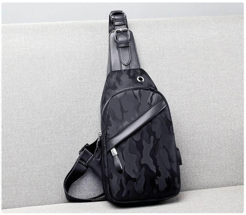 High Quality Sling Bag Mens Chest Bags Designer Leather Shoulder