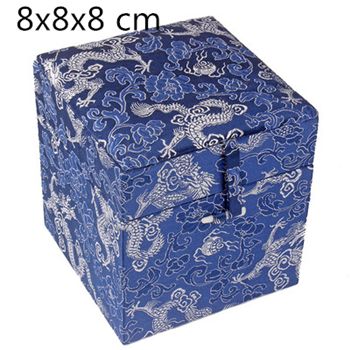 blauwe draak 8x8x8cm