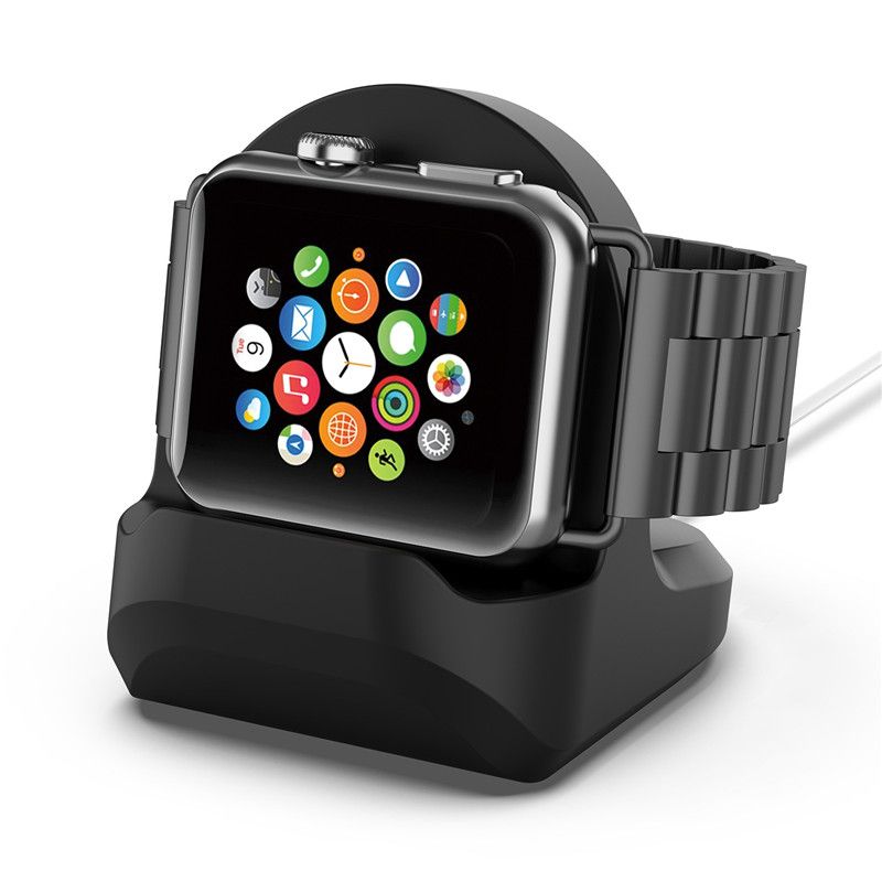 Compra Titular Del Cargador De Silicona Para Apple Watch Series 1/2/3/4/5  Dock De Carga De La Estación Para Ver 44mm 42mm 40mm 38mm Barato | Entrega  Rápida Y Calidad | Es.Dhgate