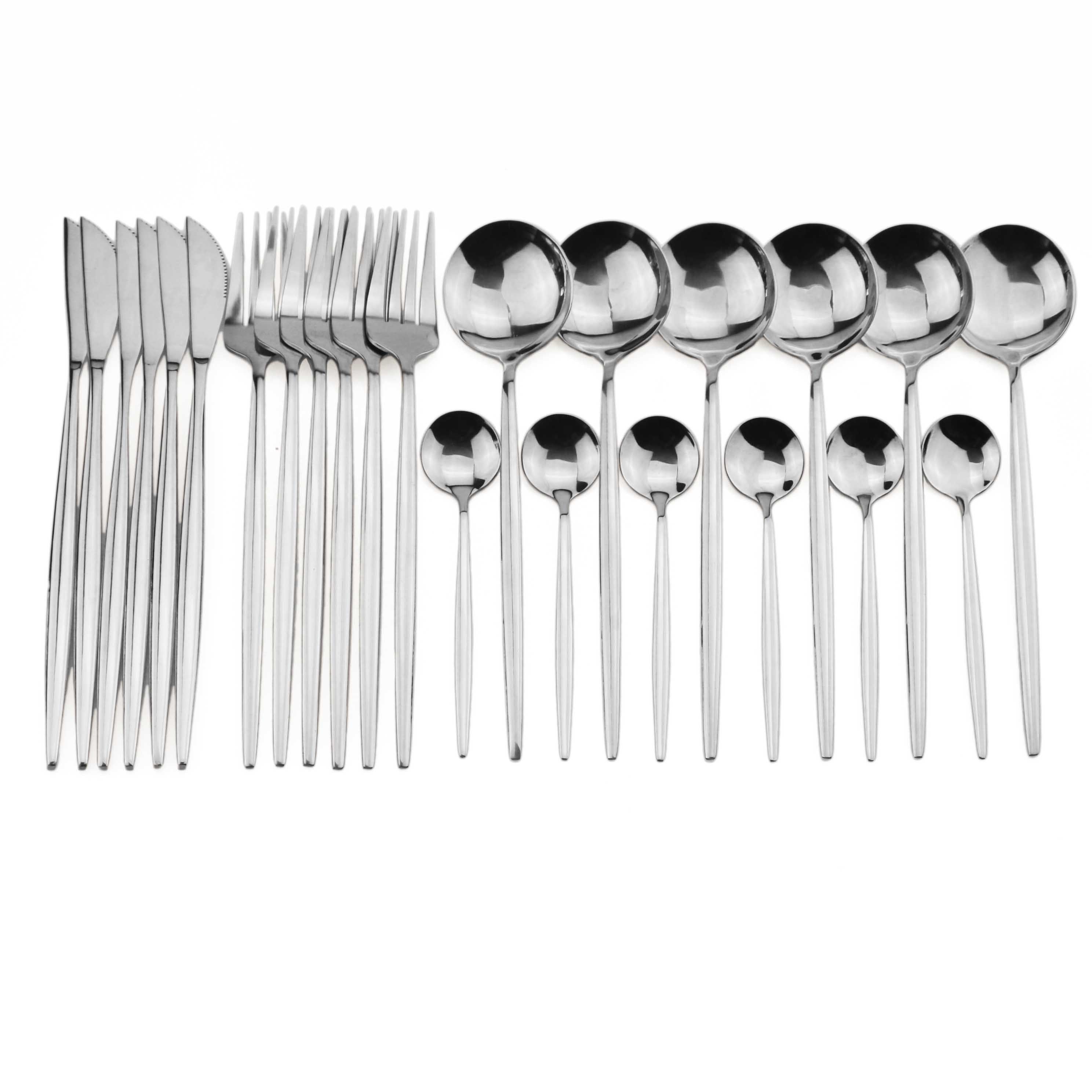 24pcs Silver