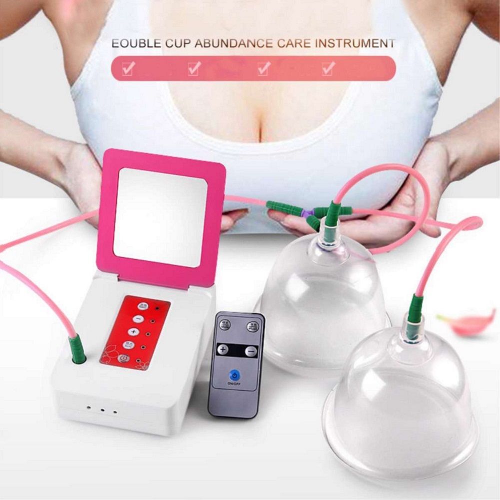 Electric Vacuum Breast Massager Therapy Machine Enhancement Pump