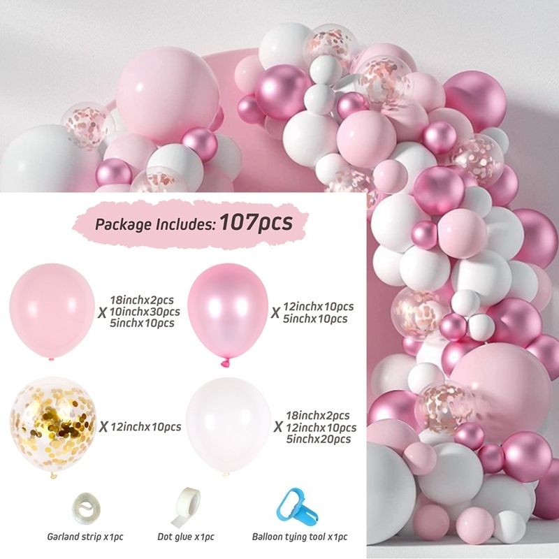 107pcs Balloons