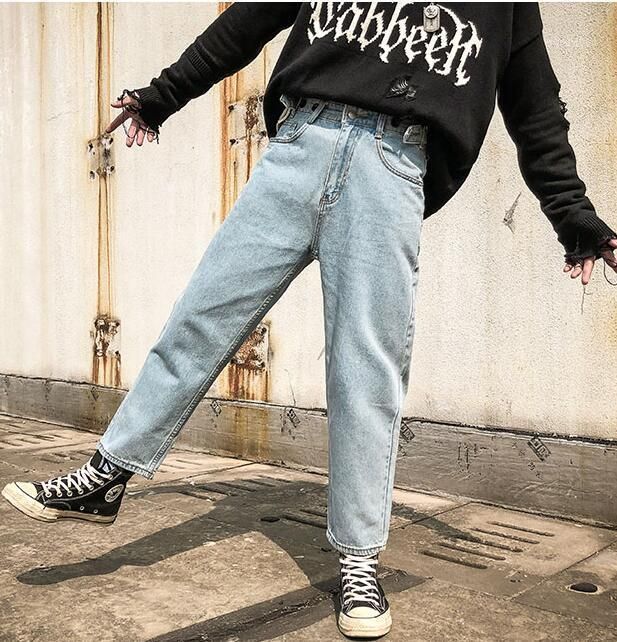 New Fashion Retro Jeans Mens Tide 