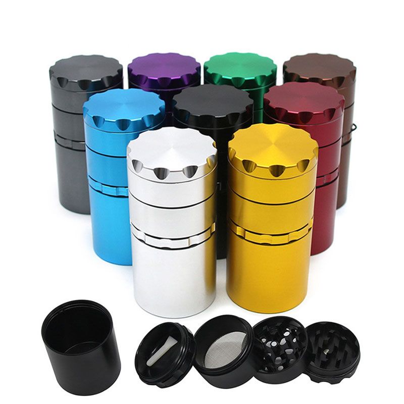 2020 Herb Grinder 50mm 5 Layer Aluminum Alloy Tobacco Herbal Grinders
