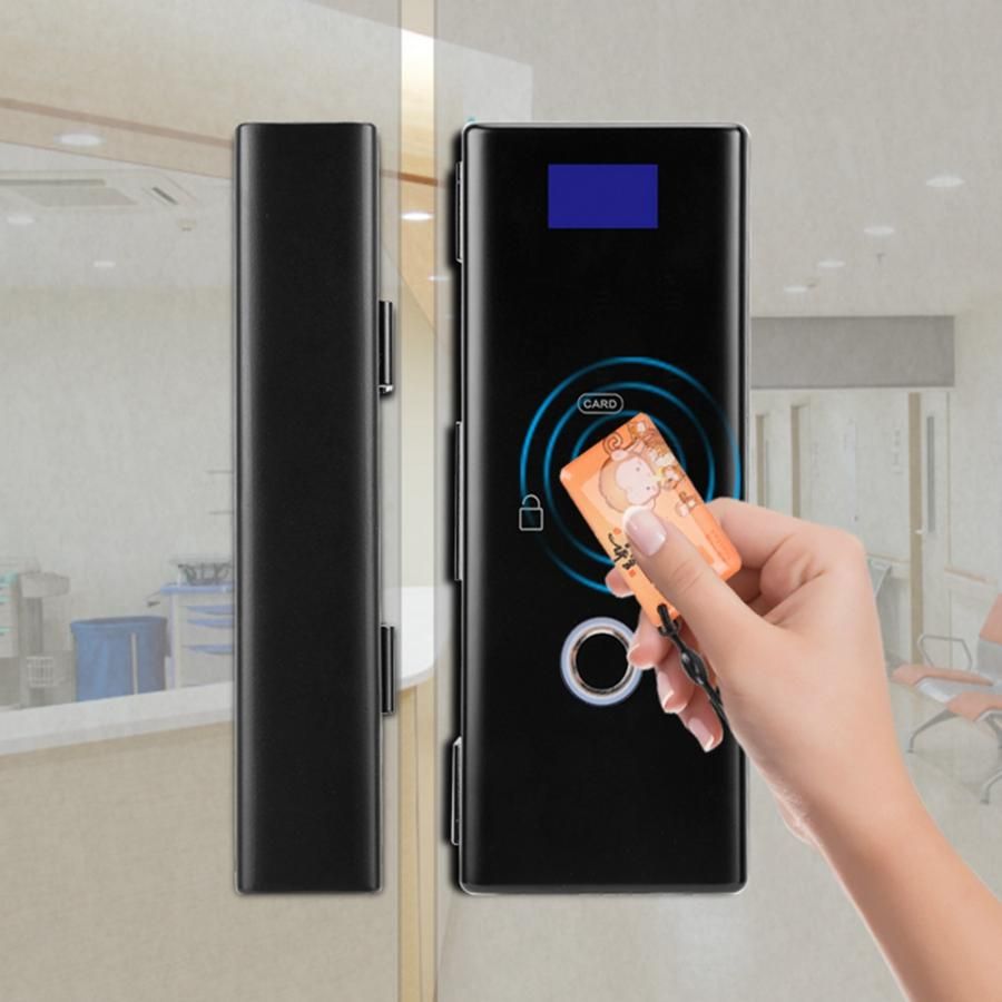 Digital Türschloss Fingerabdruck Schlüssel Glas Türschloss Passwort Security 