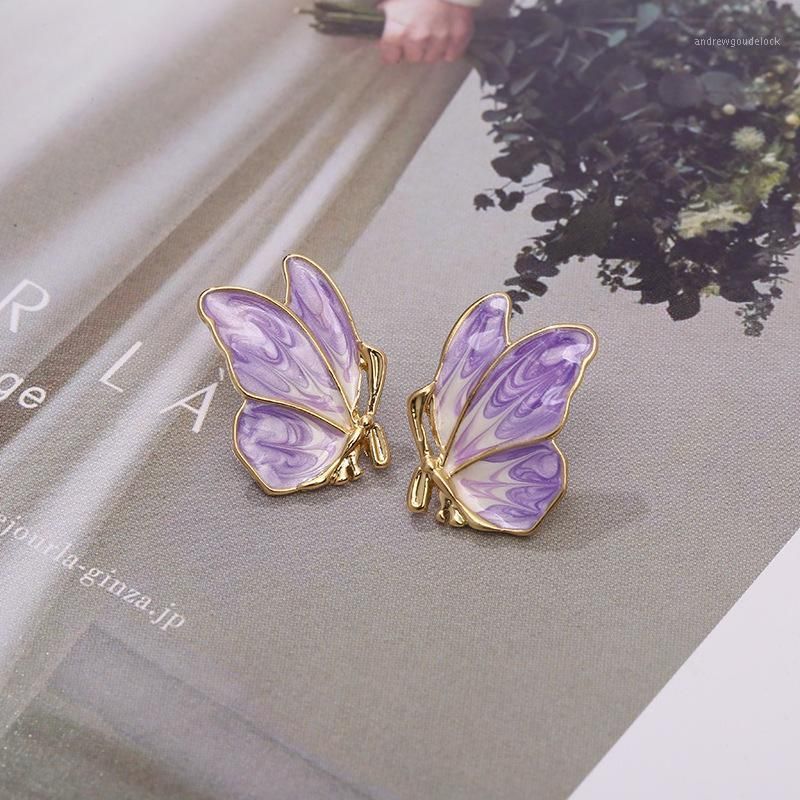 Lats Estilo Retro Estilo Mariposa Pendientes Pendientes Lats Estilo Retro Estilo Mariposa Pendientes Pendientes