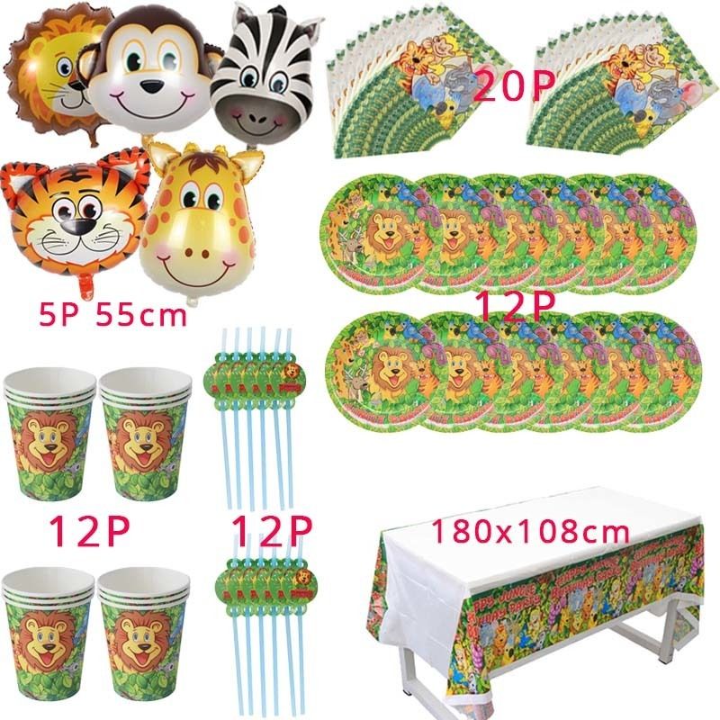 62pcs Tableware