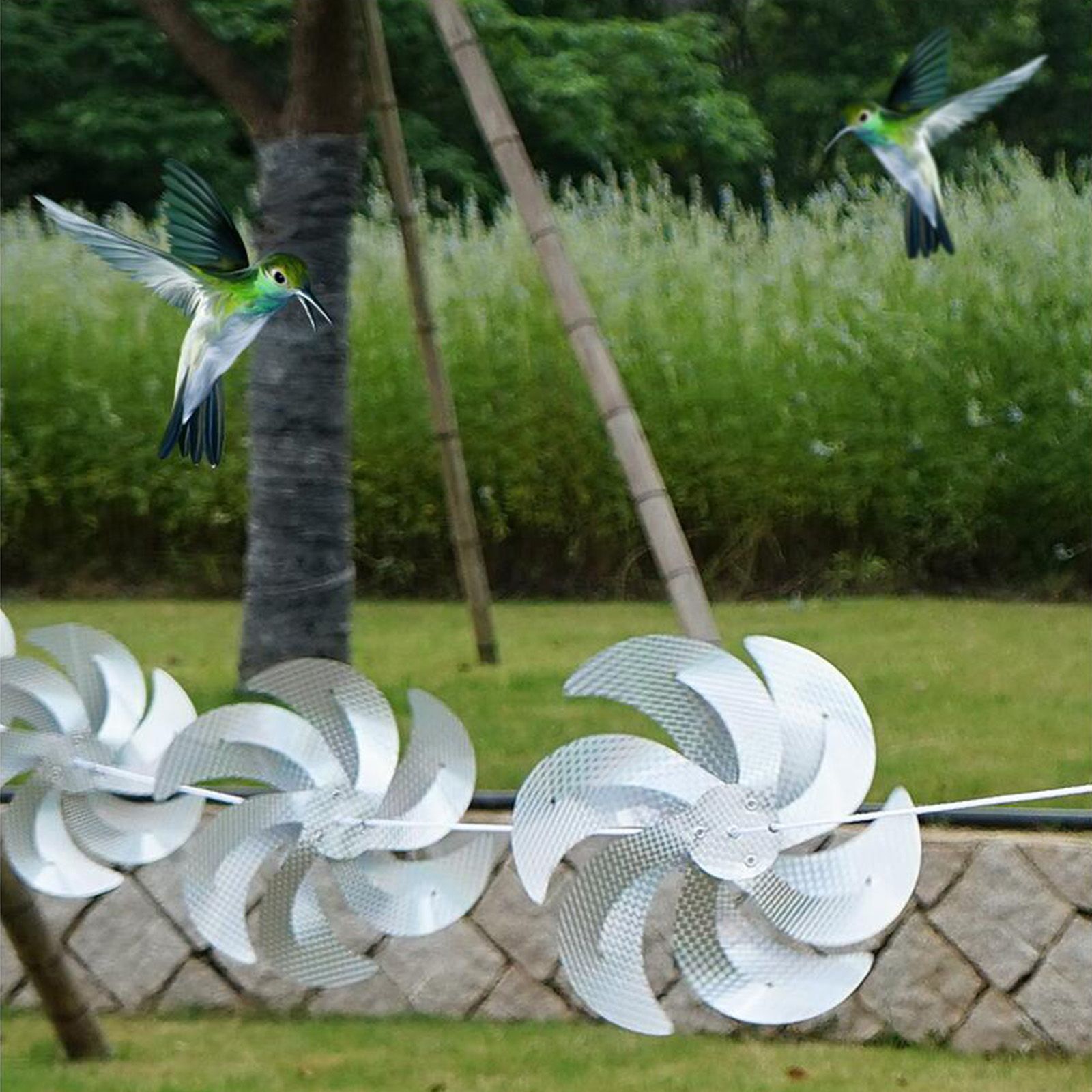 2021 Bird Repellent Pin Wheel Spinners Yards Garden Farm Outdoor Scare Off Birds And Pests From