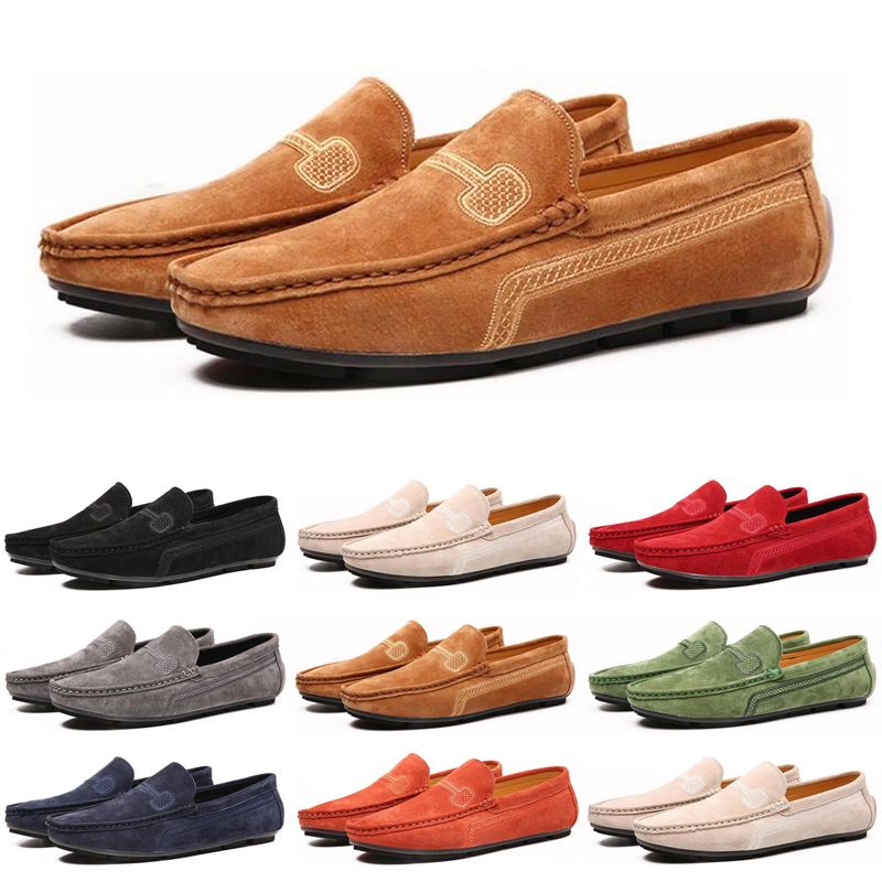 Wholesale Best Quality BRAND Newest Men Loafers Running Shoes Black Red