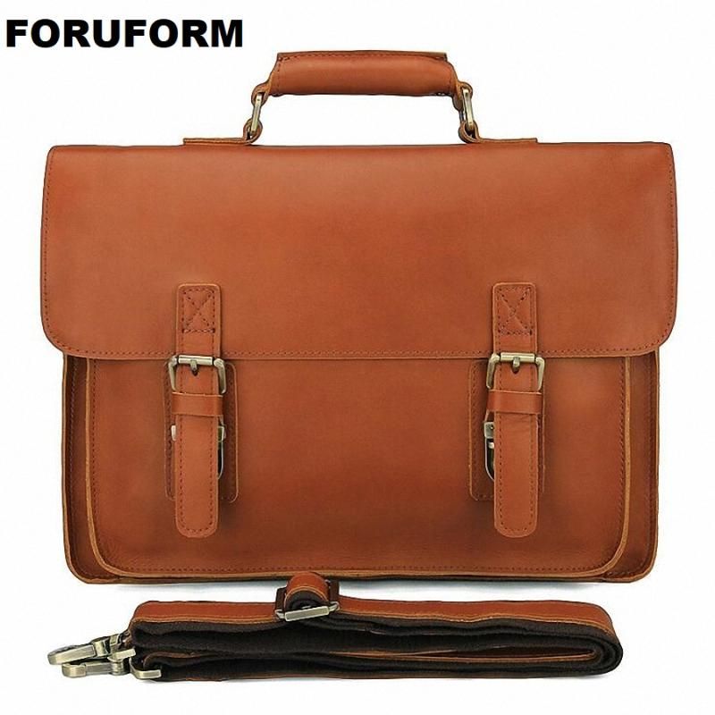 leather brief bolsa
