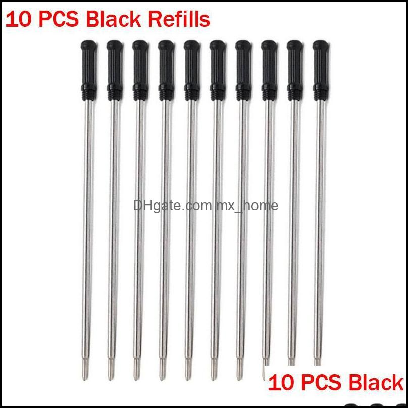 10 Black Refills