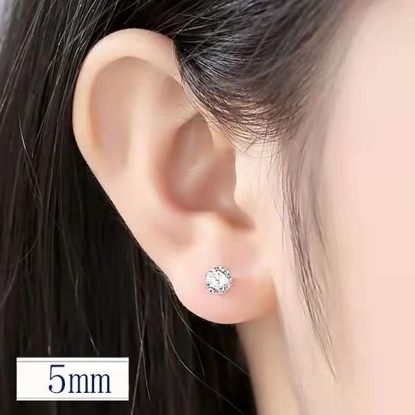 5mm 화이트 다이아몬드 쌍