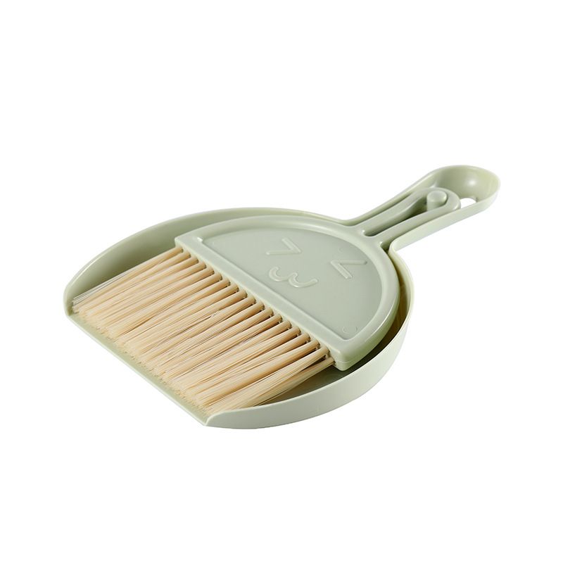 Mini Scopa E Paletta a Mano Set Dust Pan Spazzola Nesting Piccolo Pulizia Scopa Per Table Desk Controsoffitto Key Board 1set 