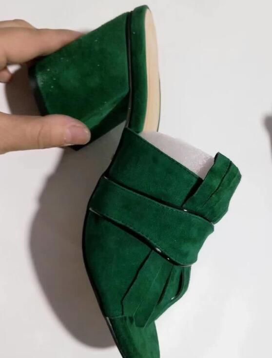 Gmodel #2 Green Suede