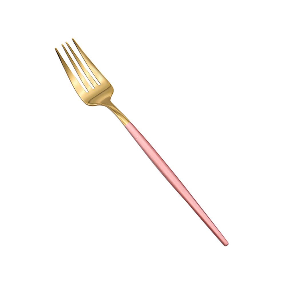 Roze gouden vork