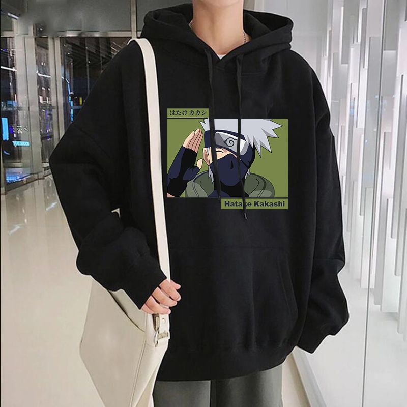 Anime Sudadera Naruto Kakashi Sudaderas Con Capucha De Anime De