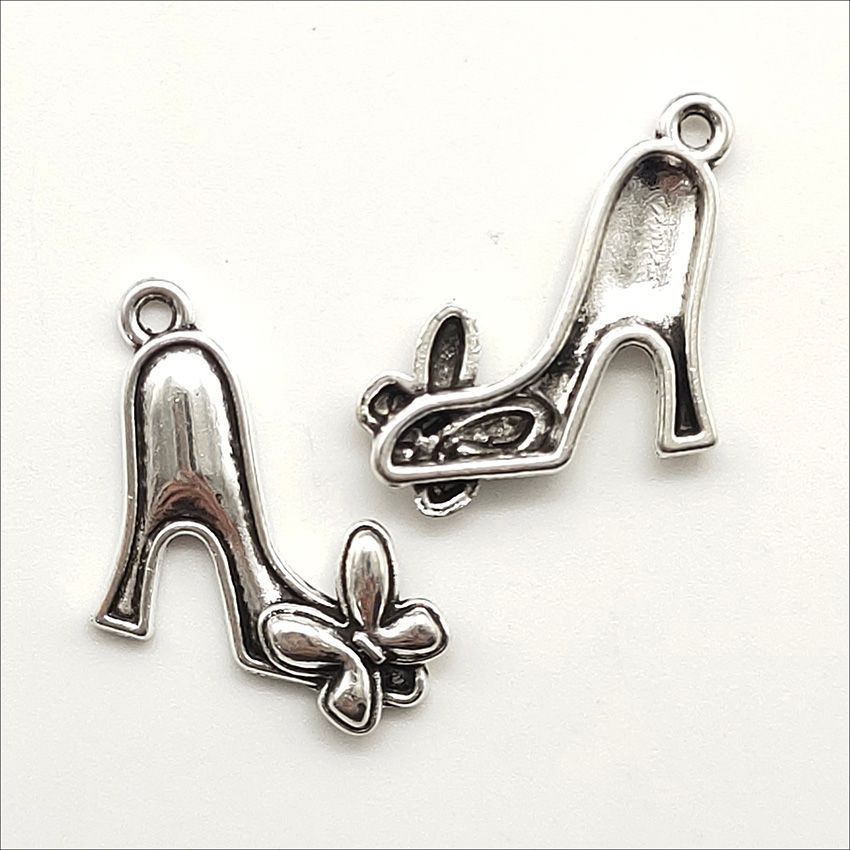 Argent antique - 100pcs