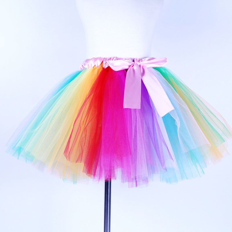 Rainbow Short Skirt