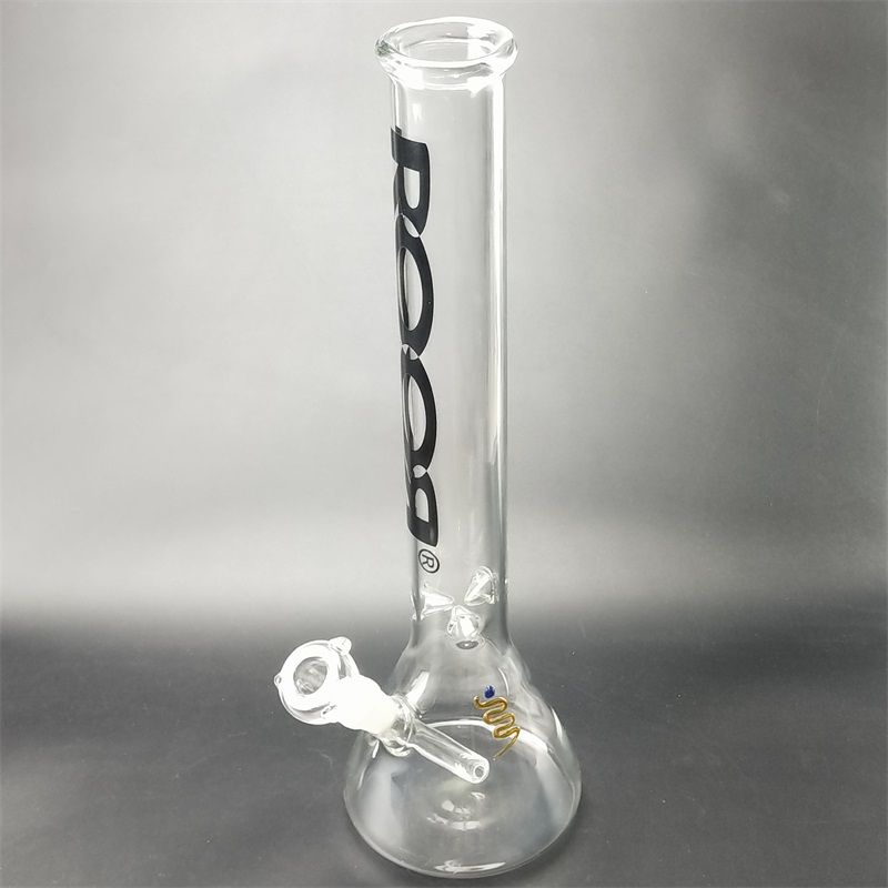 18 polegadas de vidro Bong Beaker Hookahs