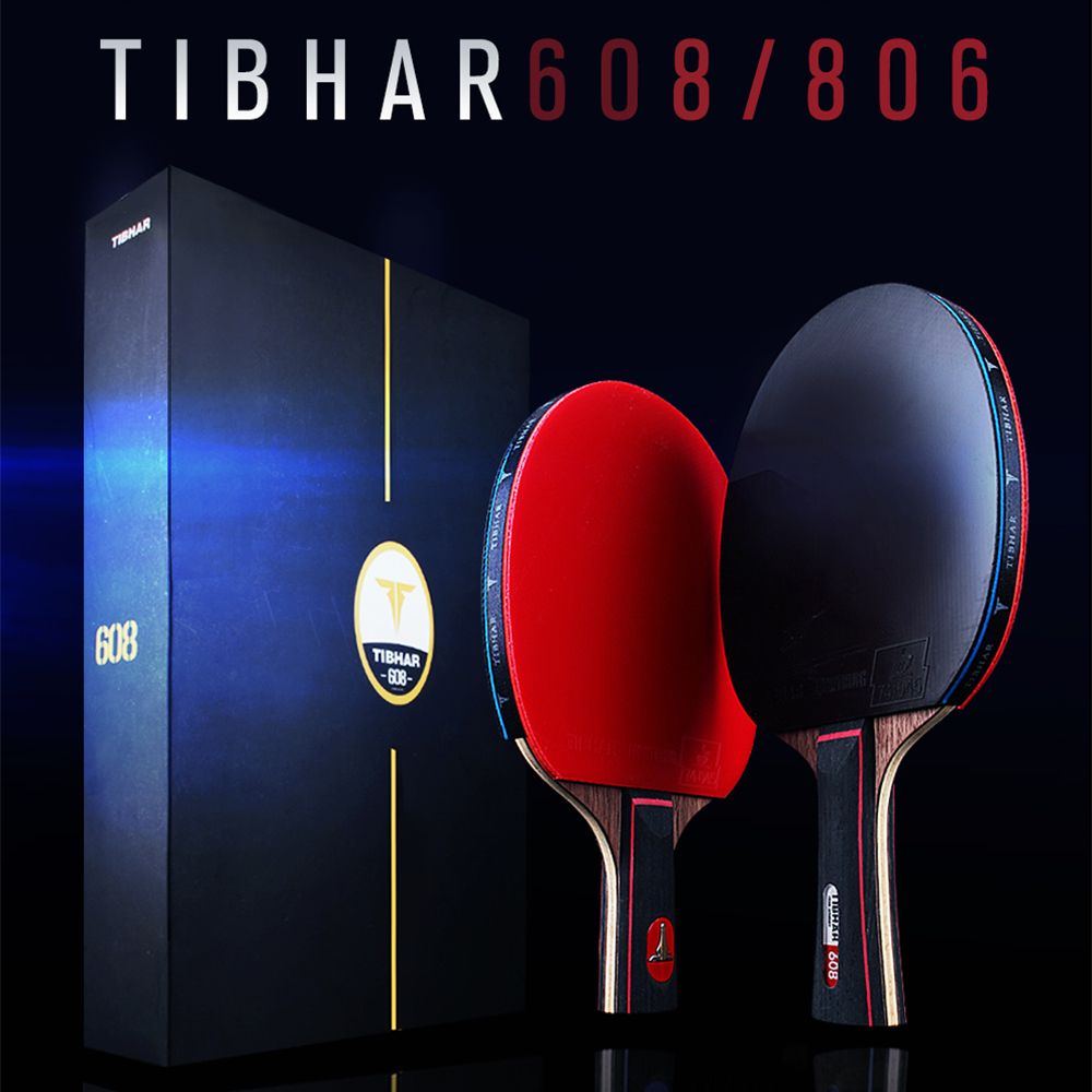 TIBHAR Table Tennis Racket Pimples In Ping Pong Rackets Hight Quality Blade 806/608 With Bag And Gift 201209 From Mu10, $175.86 DHgate