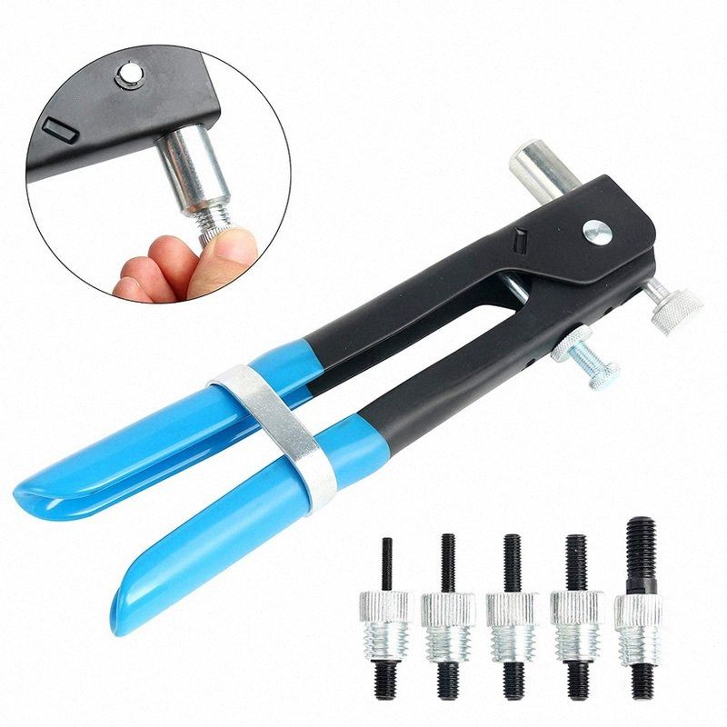 2020 Blind Rivet Nut Kit Set M3 M8 Blind Rivet Nuts Threaded Riveter