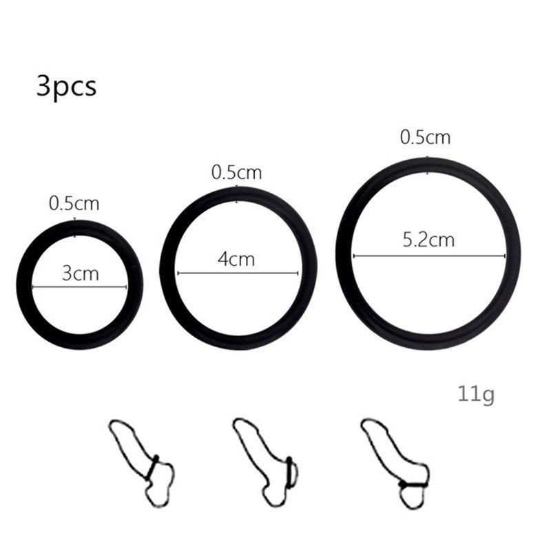 3PCS Black-3サイズ