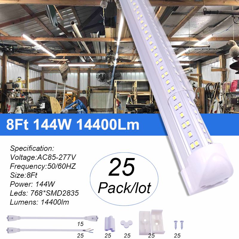 8ft 144W V-format klart lock