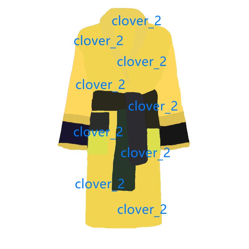 Yellow-1Lot = 1ROBE+1Belt-M