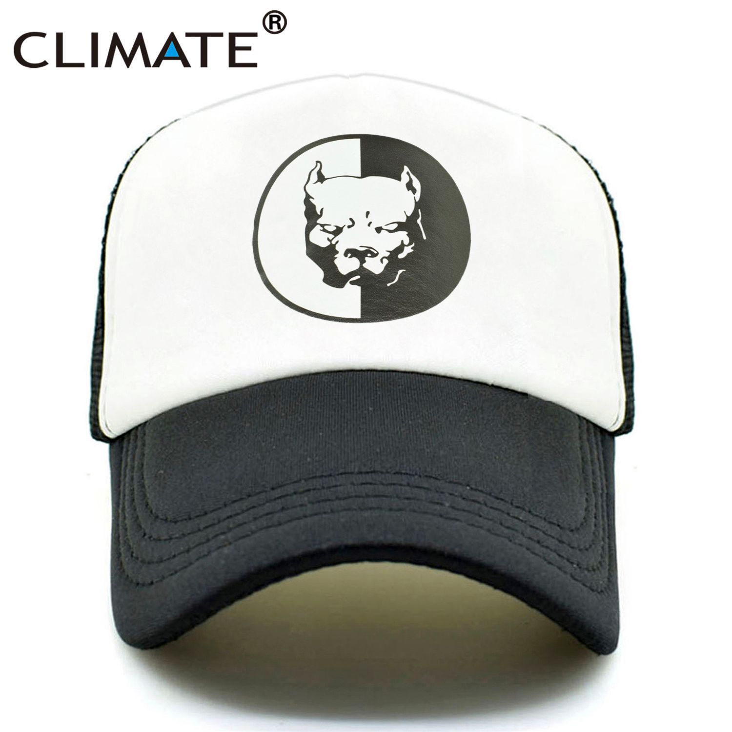 satin al iklim serin pitbull trucker kabadayi super kahraman kopek yaz cap kopek mesh siyah beyzbol erkekler womenx1016 icin hat caps soguk caps