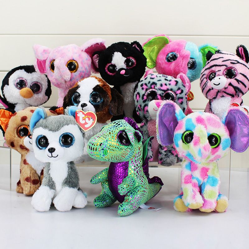 ty bere boos buyuk gozler oyuncak bebek cocuk dogum gunu noel hediyesi kopek fil tavsan penguen pelus