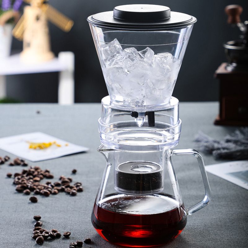 Compra Hielo Goteo Cafetera Cafetera Cristal Regulables Gotero Filtro En  Frío Brew Ollas Hielo Brewer Cafeteras Espresso Café TE889 C1030 Barato |  Entrega Rápida Y Calidad | Es.Dhgate