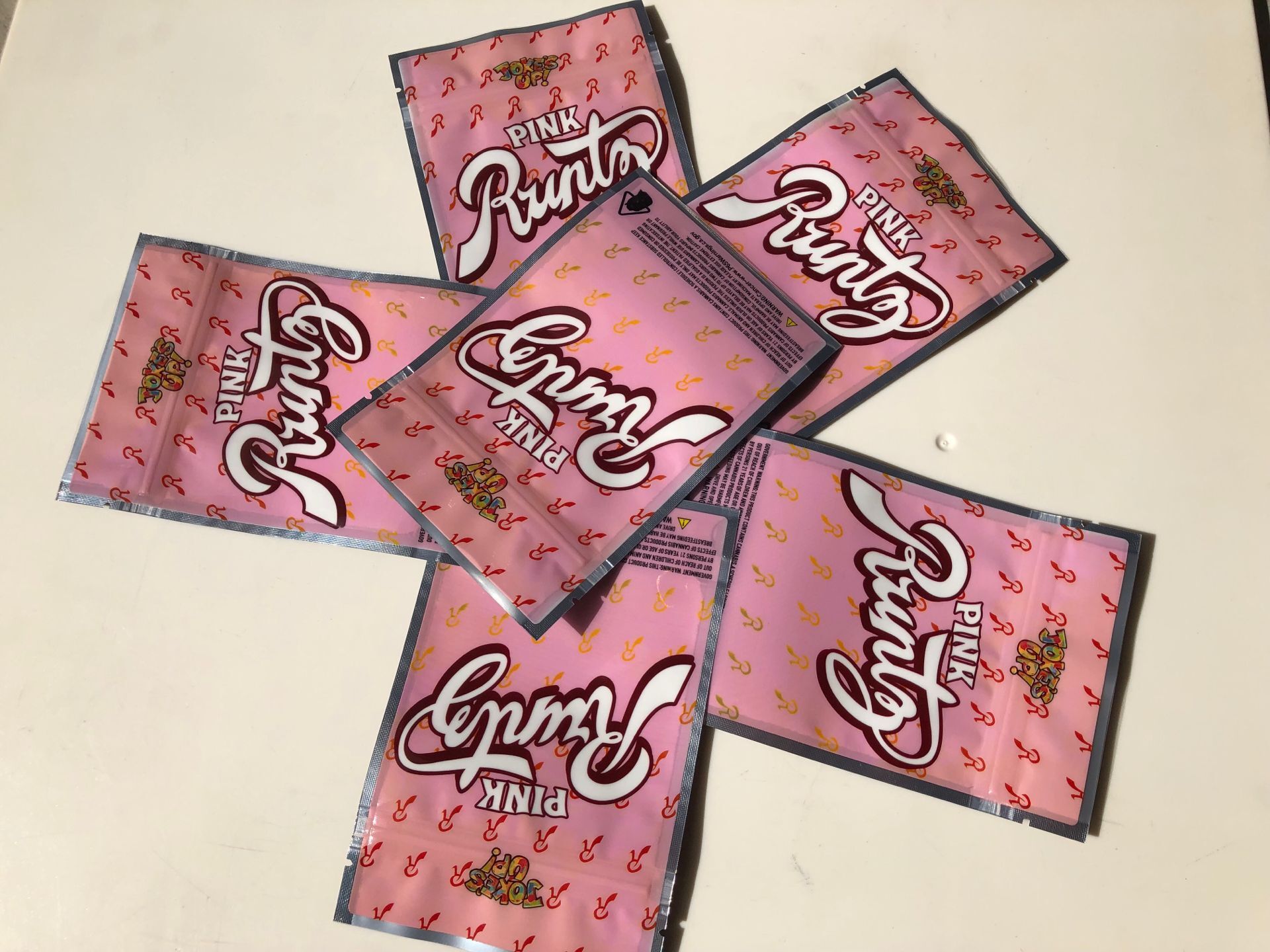 2020 Jokes Up Pink Runtz Edibles Nerds Sf California 3.5