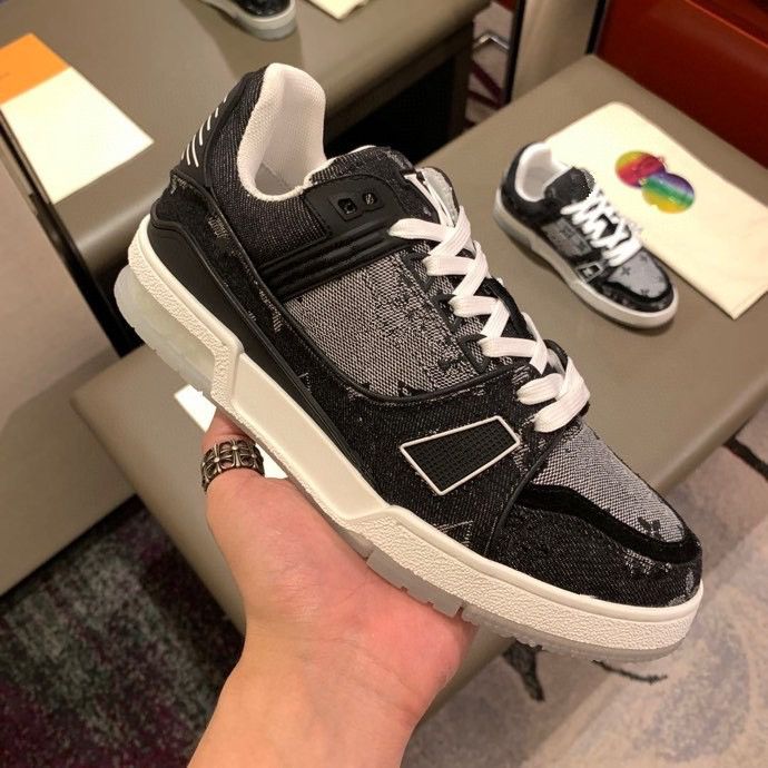 Compra Louis Vuitton LV Shoes Moda Picos De Corte Bajo Pisos Zapatos Red  Bottom Para Hombres Y Mujeres Zapatillas De Deporte De Cuero Zapatos De  Diseñador De Fiesta DOXC200904 Barato | Entrega