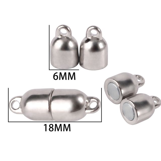 Renk: 18x6mm 10 takım gümüş