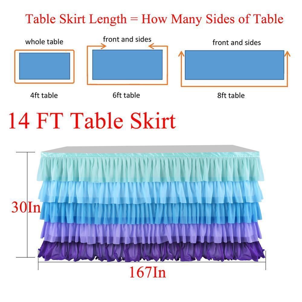 테이블 치마 14FT