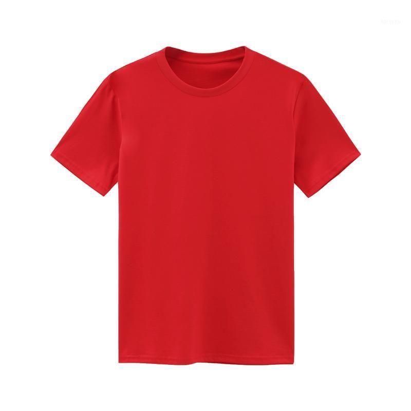 Summer Men Top Red T Shirt Cotton Oversized T Shirt For Boy Short ...