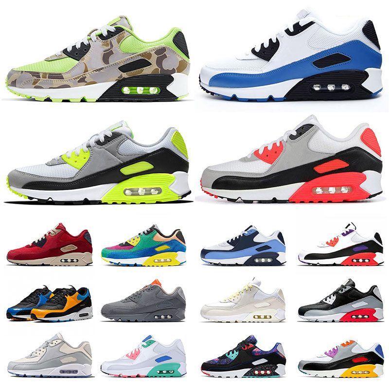 Nike Air Max Airmax 90 Para Mujer Para Hombre Zapatos Para Correr Nosotros  El Tamaño 12 Gris Frío Todos Los Negros Mixtape Blanca Supernova Zapatillas  De Deporte 36 46 Eur Por Drop_shipping_shop, 21,25 € | Es.Dhgate.Com