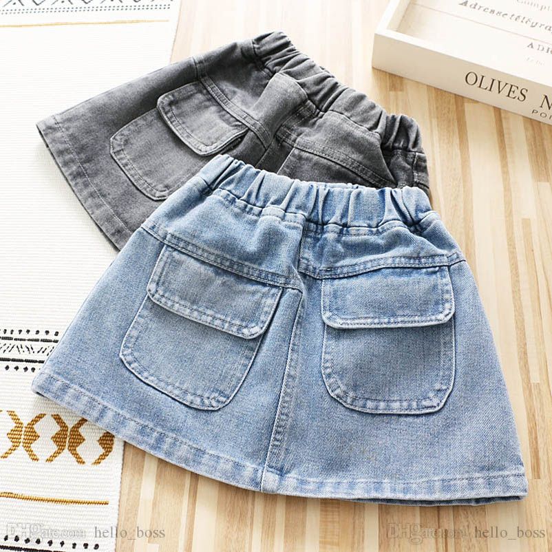 Compra 2021 Spring Denim Girls Faldas Moda Kids Faldas Pantalones Cortos  Falda Chicas Ropa Ropa Para Niños 2 7Y Wholesale B3675 Barato | Entrega  Rápida Y Calidad | Es.Dhgate