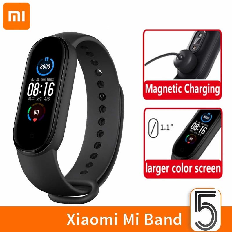 Xiaomi Mi Band 5 Smart Wristbands Bracelet AMOLED Screen Miband 5 ...