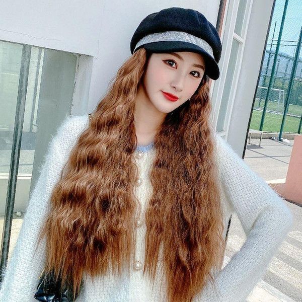 Wig Hat Women Detachable Octagonal Cap 