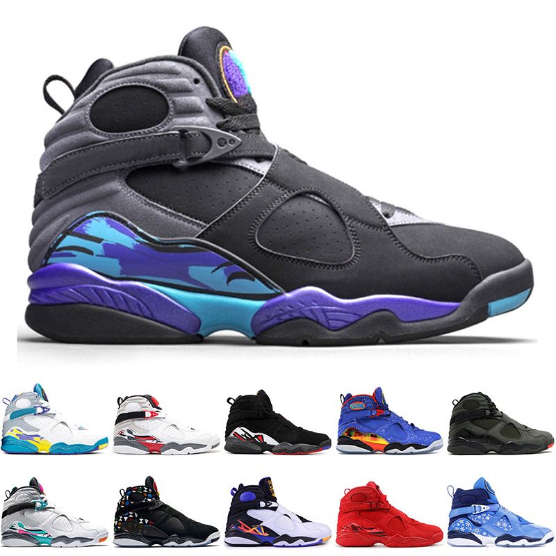 Nike Air Jordan Retro 8 8s Nueva Llegada Aqua Zapatos De Baloncesto Negro 8  8s Blanca Multicolor Doernbecher Hombres Mujeres JUMPMAN Deporte Fresco  Gris Retro Zapatillas De Deporte Por Supermarche, 22,42 € | Es.Dhgate.Com